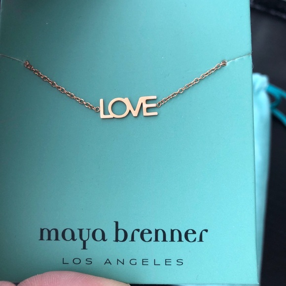 Maya Brenner gold LOVE bracelet - Picture 3 of 5